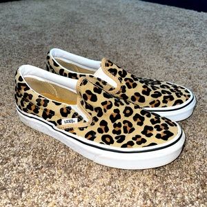 Cheetah Print Vans Unisex Adult Sneaker